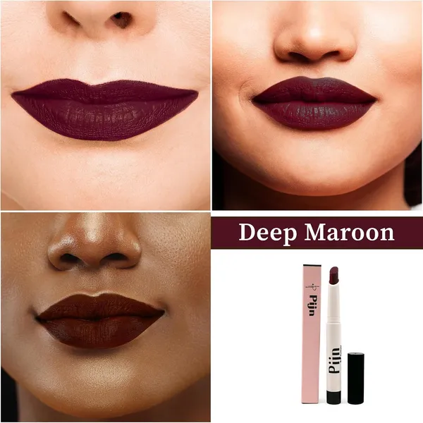 Pijn_Luxe_Comfy_Matt_Lipstick_Deep_Maroon_12Hr_Long_Lasting_Smudge_Proof_Waterproof_Lightweight_Smooth_Matte_Finish_With_Vitamin_E_Lip_Repair_Lipstick_For_Women