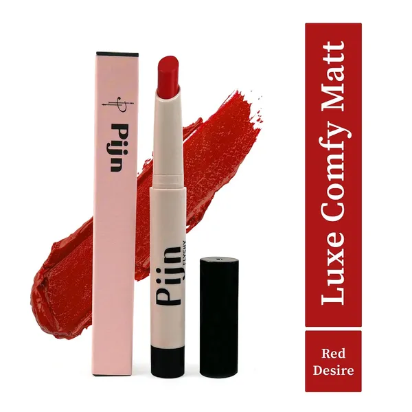 Pijn_Red_Desire_And_Nude_Brown_Luxe_Comfy_Matt_Lipstick_12Hr_Long_Lasting_Smudge_Proof_Waterproof_Lightweight_Smooth_Matte_Finish_With_Vitamin_E_Lip_Repair_Lipstick_For_Women