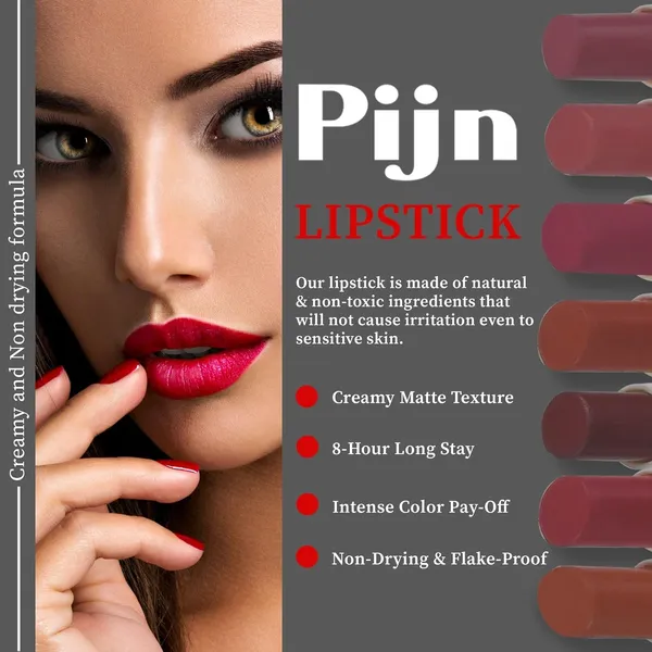 Pijn_Luxe_Comfy_Matt_Lipstick_Combo_Of_3_Hot_Red_Must_Pink_And_Bright_Pink_12Hr_Long_Lasting_Smudge_Proof_Waterproof_Lightweight_Smooth_Matte_Finish_With_Vitamin_E_Lip_Repair_Lipstick_For_Women