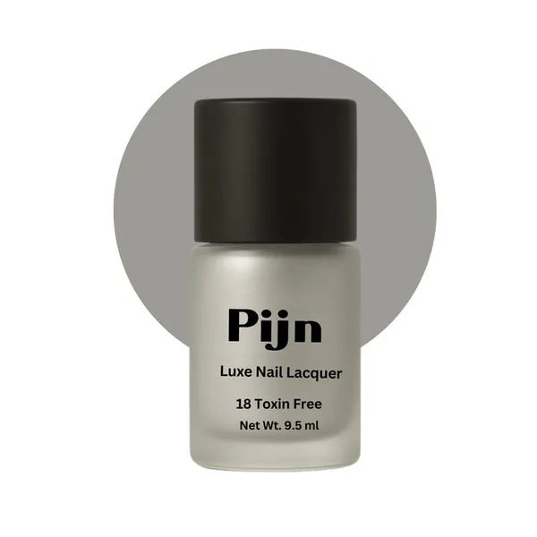 Pijn_Professional_Nail_Lacquer_Highly_Pigmented_18_Toxin_Free_Nail_Polish_Nail_Paint_With_A_High_Shine_Pearl_Finish_Quick_Dry_Long_Lasting_Chip_Resistant_Enamel_Dew_Silver_9_5Ml