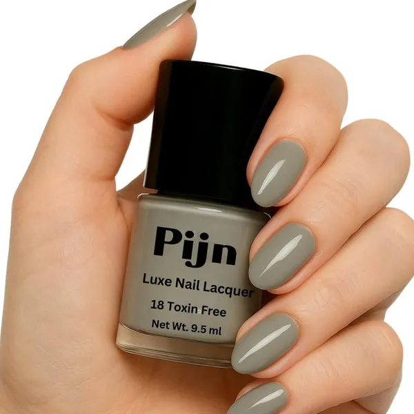 Pijn_Professional_Nail_Lacquer_Highly_Pigmented_18_Toxin_Free_Nail_Polish_Nail_Paint_With_A_High_Shine_Gel_Finish_Quick_Dry_Long_Lasting_Chip_Resistant_Enamel_Sand_Grey_9_5Ml
