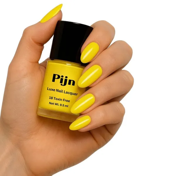 Pijn_Professional_Nail_Lacquer_Highly_Pigmented_18_Toxin_Free_Nail_Polish_Nail_Paint_With_A_High_Shine_Gel_Finish_Quick_Dry_Long_Lasting_Chip_Resistant_Enamel_Summer_Yellow_9_5Ml
