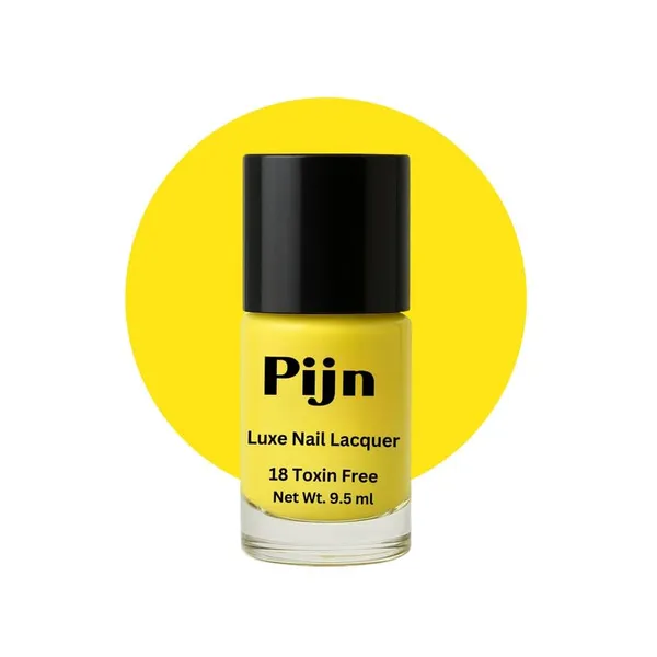 Pijn_Professional_Nail_Lacquer_Highly_Pigmented_18_Toxin_Free_Nail_Polish_With_A_High_Shine_Gel_Finish_Quick_Dry_Long_Lasting_Chip_Resistant_Enamelsummer_Yellow_9_5Ml