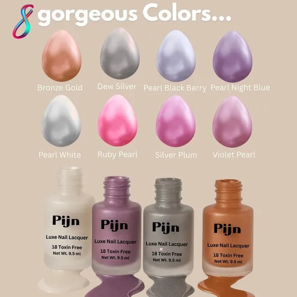 Pijn_Professional_Nail_Lacquer_Highly_Pigmented_18_Toxin_Free_Nail_Polish_With_A_High_Shine_Gel_Finish_Quick_Dry_Long_Lasting_Chip_Resistant_Enamelsummer_Yellow_9_5Ml