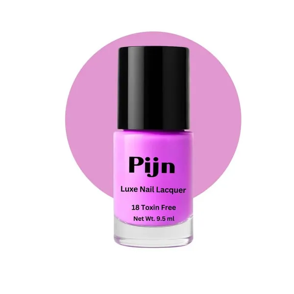 Pijn_Professional_Nail_Lacquer_Highly_Pigmented_18_Toxin_Free_Nail_Polish_With_A_High_Shine_Gel_Finish_Quick_Dry_Long_Lasting_Chip_Resistant_Enamel_Lavender_Burst_9_5Ml