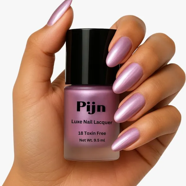 Pijn_Professional_Nail_Lacquer_Highly_Pigmented_18_Toxin_Free_Nail_Polish_Nail_Paint_With_A_High_Shine_Pearl_Finish_Quick_Dry_Long_Lasting_Chip_Resistant_Enamel_Violet_Pearl_9_5Ml