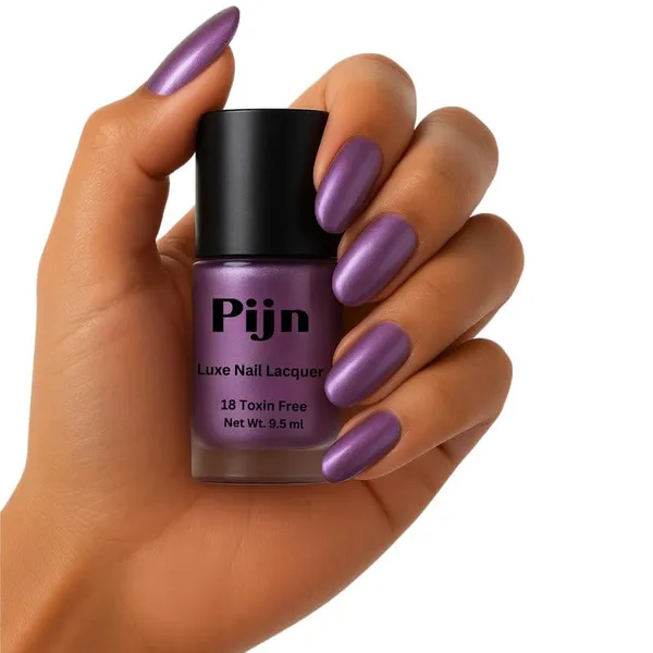 Pijn_Professional_Nail_Lacquer_Highly_Pigmented_18_Toxin_Free_Nail_Polish_Nail_Paint_With_A_High_Shine_Pearl_Finish_Quick_Dry_And_Long_Lasting_Chip_Resistant_Enamel_Pearl_Black_Berry_9_5Ml