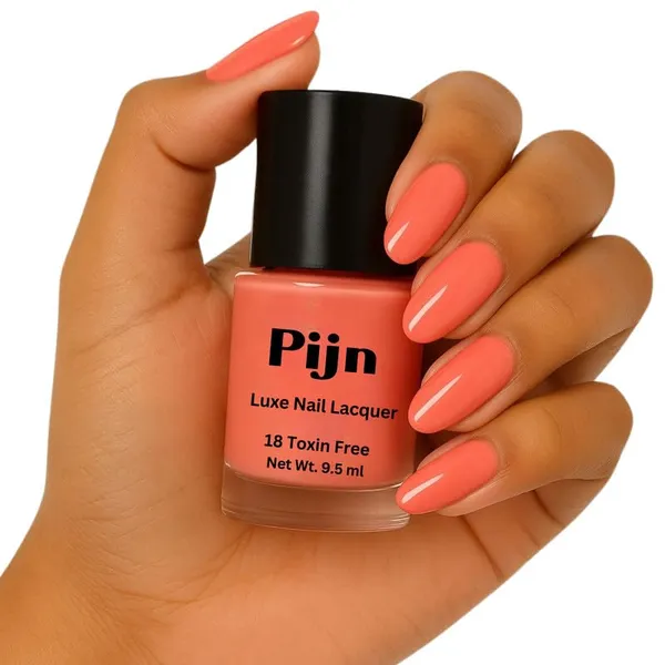 Pijn_Professional_Nail_Lacquer_Highly_Pigmented_18_Toxin_Free_Nail_Polish_Nail_Paint_With_A_High_Shine_Gel_Finish_Quick_Dry_Long_Lasting_Chip_Resistant_Enamel_Salmon_Pink_9_5Ml