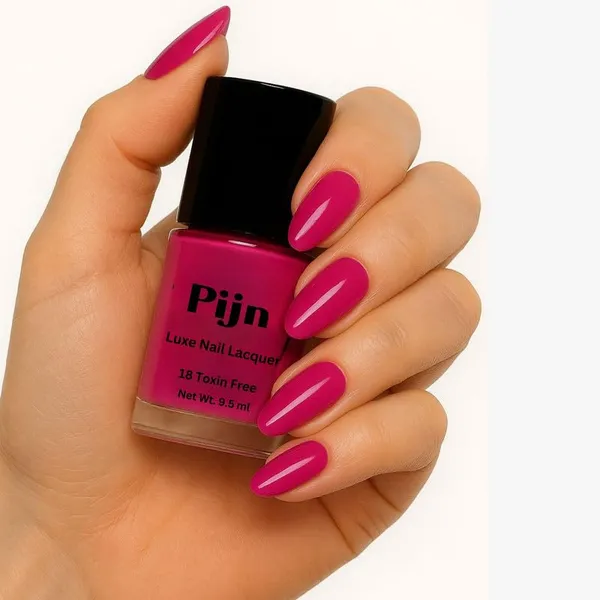 Pijn_Professional_Nail_Lacquer_Highly_Pigmented_18_Toxin_Free_Nail_Polish_Nail_Paint_With_A_High_Shine_Gel_Finish_Quick_Dry_Long_Lasting_Chip_Resistant_Enamel_Rubans_Pink_9_5Ml