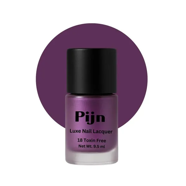 Pijn_Professional_Nail_Lacquer_Highly_Pigmented_18_Toxin_Free_Nail_Polish_With_A_High_Shine_Pearl_Finish_Quick_Dry_Long_Lasting_Chip_Resistant_Enamel_Pearl_Black_Berry_9_5Ml