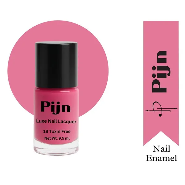 Pijn_Professional_Nail_Lacquer_Highly_Pigmented_18_Toxin_Free_Nail_Polish_With_A_High_Shine_Gel_Finish_Quick_Dry_Long_Lasting_Chip_Resistant_Enamel_English_Rose_9_5Ml