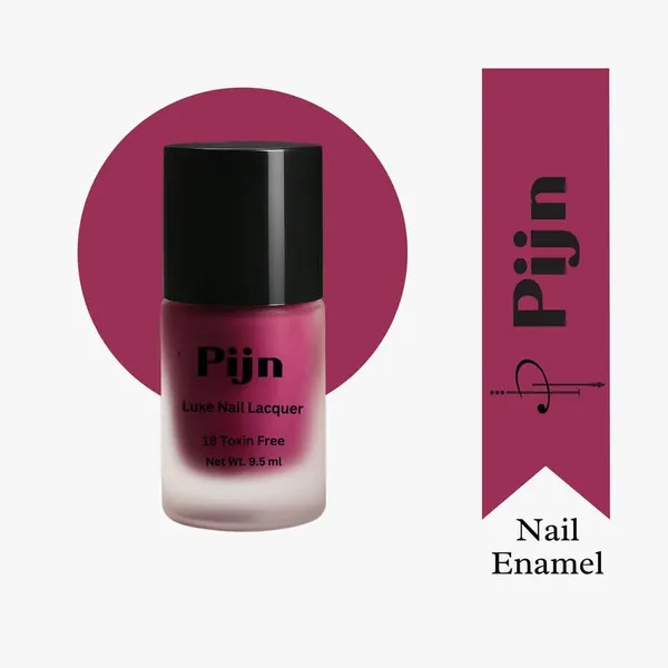 Pijn_Professional_Nail_Lacquer_Highly_Pigmented_18_Toxin_Free_Nail_Polish_Nail_Paint_With_A_High_Shine_Pearl_Finishand_Quick_Dry_Long_Lasting_Chip_Resistant_Enamel_Ruby_Pearl_9_5Ml