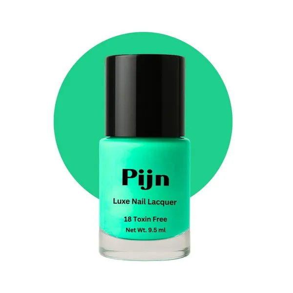 Pijn_Professional_Nail_Lacquer_Highly_Pigmented_18_Toxin_Free_Nail_Polish_With_A_High_Shine_Gel_Finish_Quick_Dry_Long_Lasting_Chip_Resistant_Enamel_Polar_Green_9_5Ml