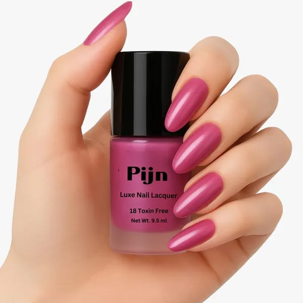 Pijn_Professional_Nail_Lacquer_Highly_Pigmented_18_Toxin_Free_Nail_Polish_With_A_High_Shine_Pearl_Finish_Quick_Dry_Long_Lasting_Chip_Resistant_Enamel_Ruby_Pearl_9_5Ml