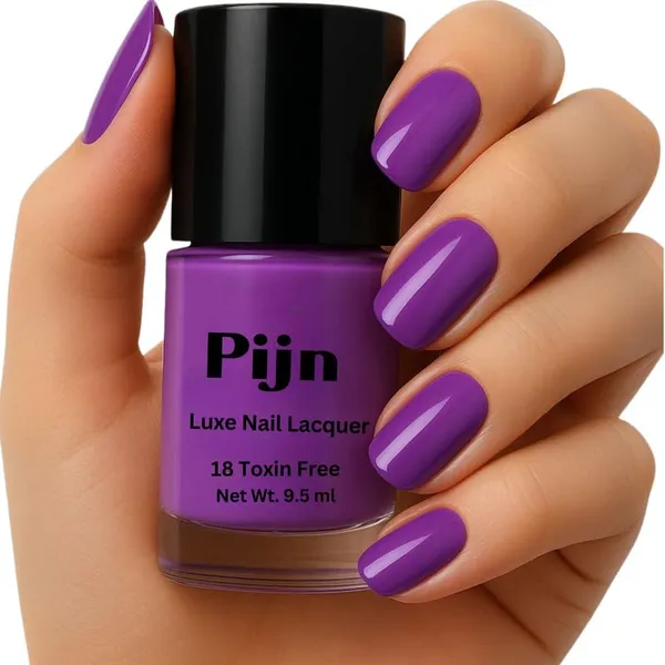 Pijn_Professional_Nail_Lacquer_Highly_Pigmented_18_Toxin_Free_Nail_Polish_With_A_High_Shine_Gel_Finish_Quick_Dry_Long_Lasting_Signal_Violet_9_5Ml