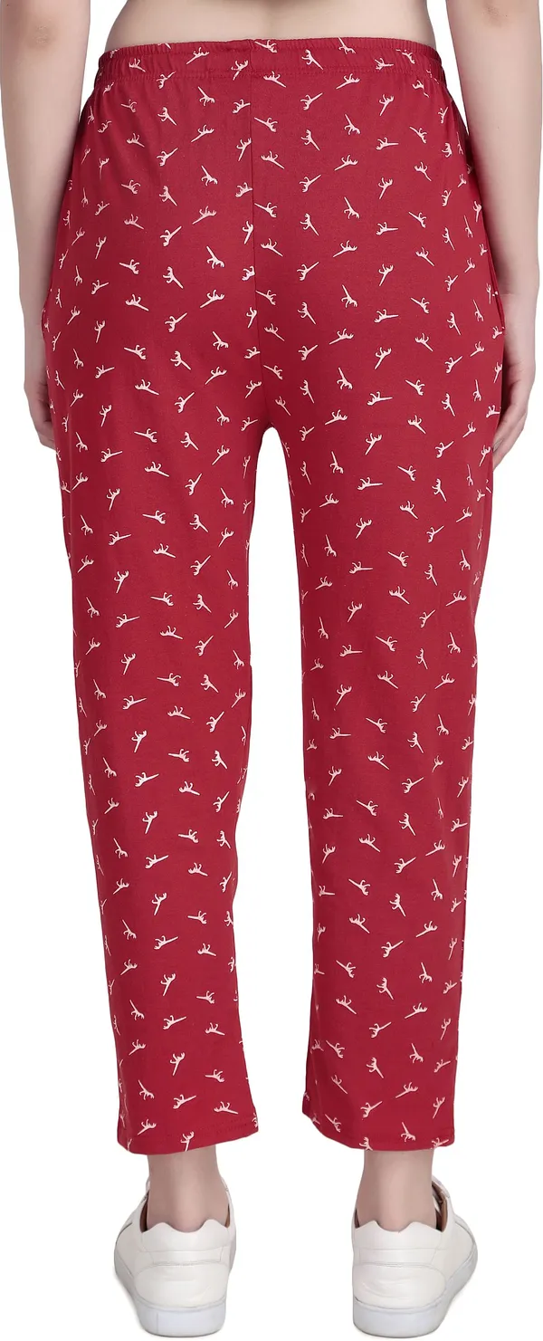 Jondhri_Fashion_Regular_Fit_Women_Red_And_Black_Pyjama