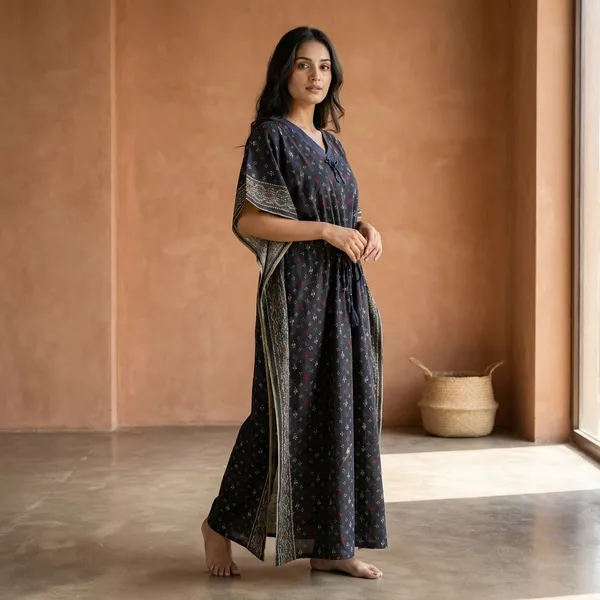 Navy_Blue_Kaftan_Dress_For_Women