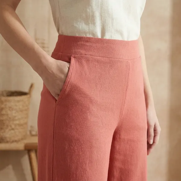 Peach_Korean_Pants_For_Women