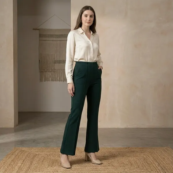 Dark_Green_Pintex_Trousers_For_Women