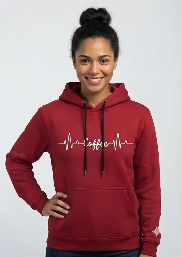 Maroon_'Coffee_Heartbeat'_Graphic_Hoodie