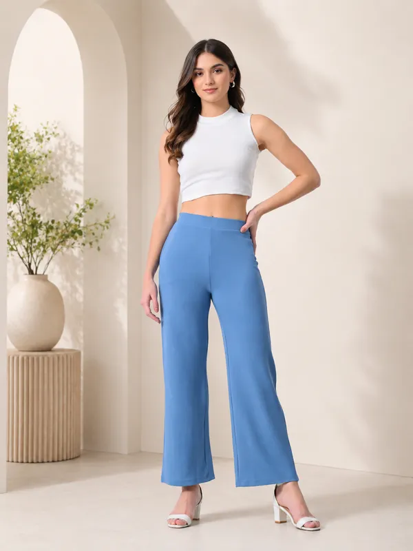Sky_Blue_Korean_Pants_For_Women