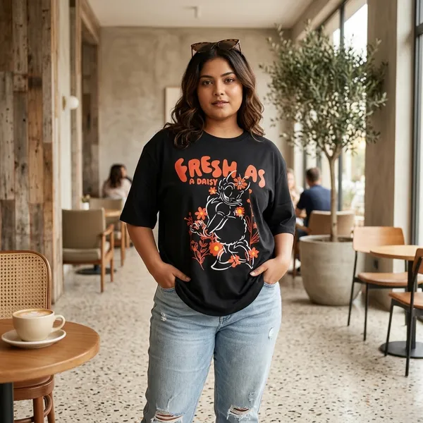 Plus_Size_Fresh_As_Daisy_Round_Neck_T-Shirt