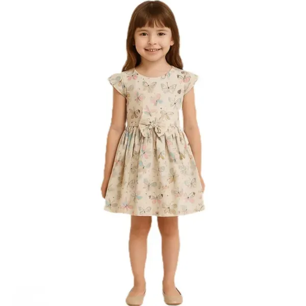 Girls_Butterfly_Cotton_Frock_Dress_For_Kids_Toddlers_Soft_Breathable_Pr_More