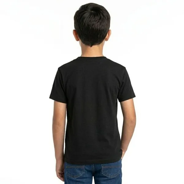 Boys_Plain_Cotton_T_Shirt_|_Soft_Breathable_Half_Sleeve_Round_Neck_Casual_Summer_Wear_Tee_For_Kids_|_Regular_Fit_Solid_Color_T-Shirt_For_Boys_(Black)