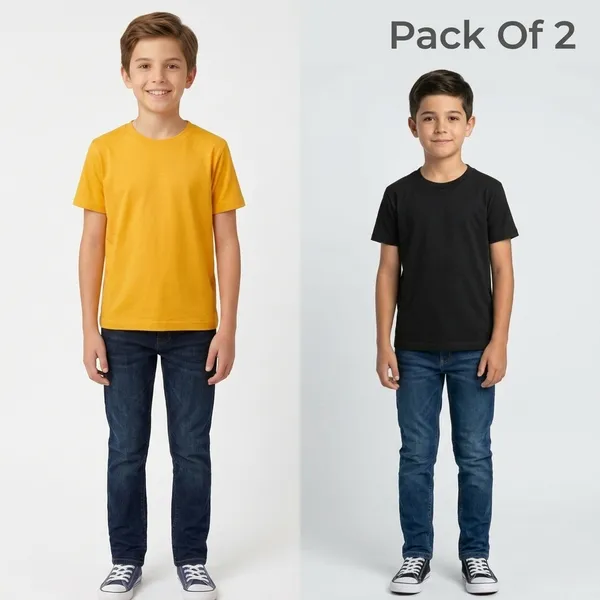 Yellow_&_Black_Cotton_Premium_T-shirt_For_Boys_(Pack_Of_2)