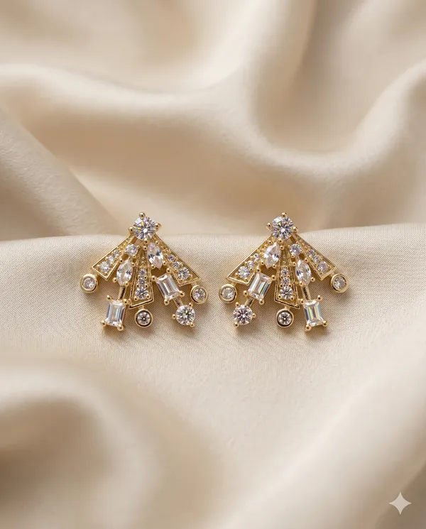 Gold_Finished_Geometric_Crystal_Stud_Earrings_Statement