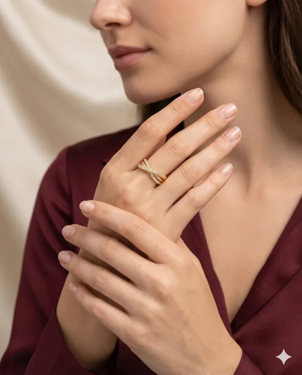 Gold_Finished_Pave_Crystal_Cross_Over_Band_Ring