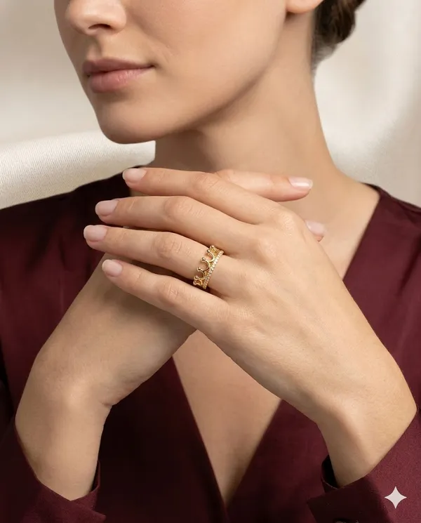Gold_Finished_Pave_Crystal_Crown_Statement_Band_Ring