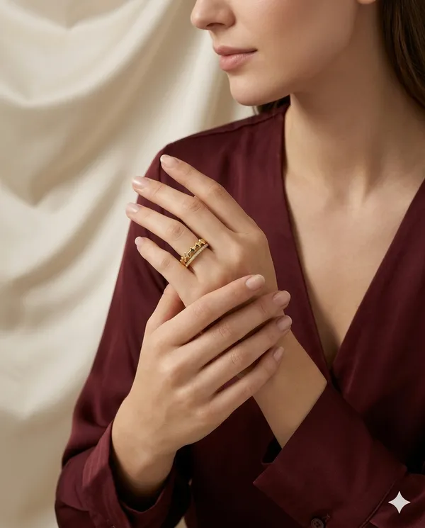 Gold_Finished_Pave_Crystal_Petal_Open_Band_Ring