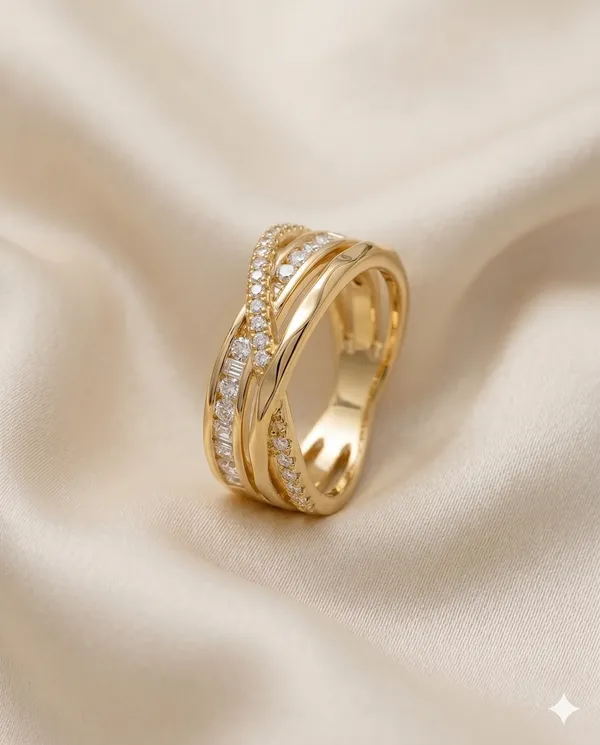 Gold_Plated_Pave_Crisscross_Band_Ring_for_Women