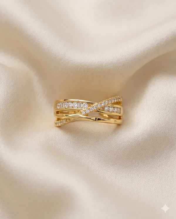 Gold_Plated_Pave_Crisscross_Band_Ring_for_Women