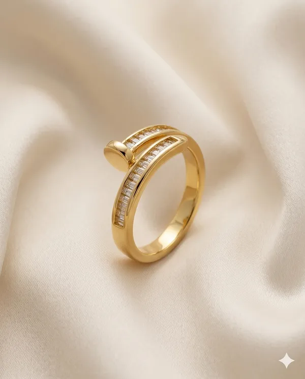 Gold_Plated_Baguette_Diamond_Nail_Wrap_Ring