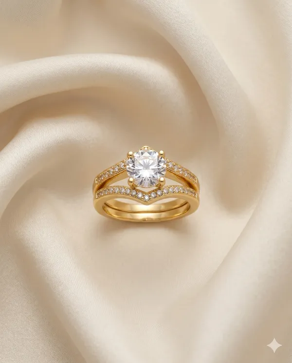 Gold_Plated_Solitaire_Diamond_Bypass_Engagement_Ring