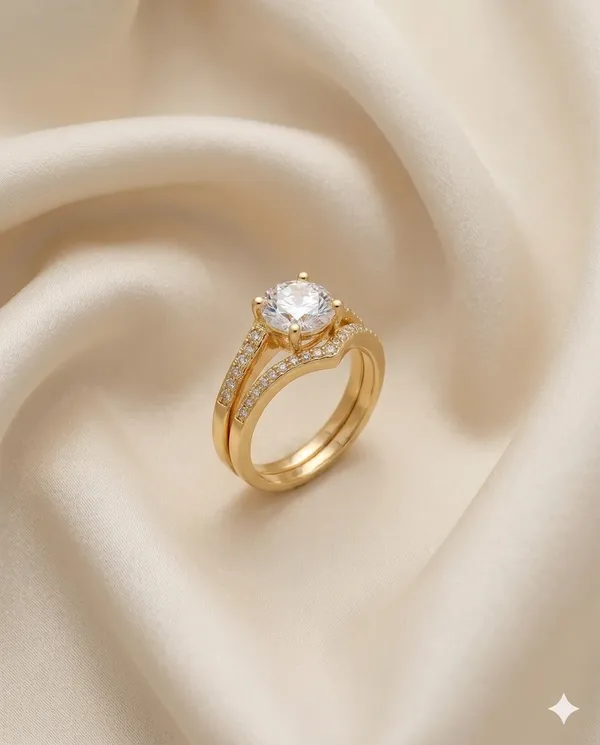 Gold_Plated_Solitaire_Diamond_Bypass_Engagement_Ring