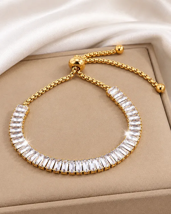 Gold_Finished_Adjustable_Baguette_Crystal_Slider_Bracelet