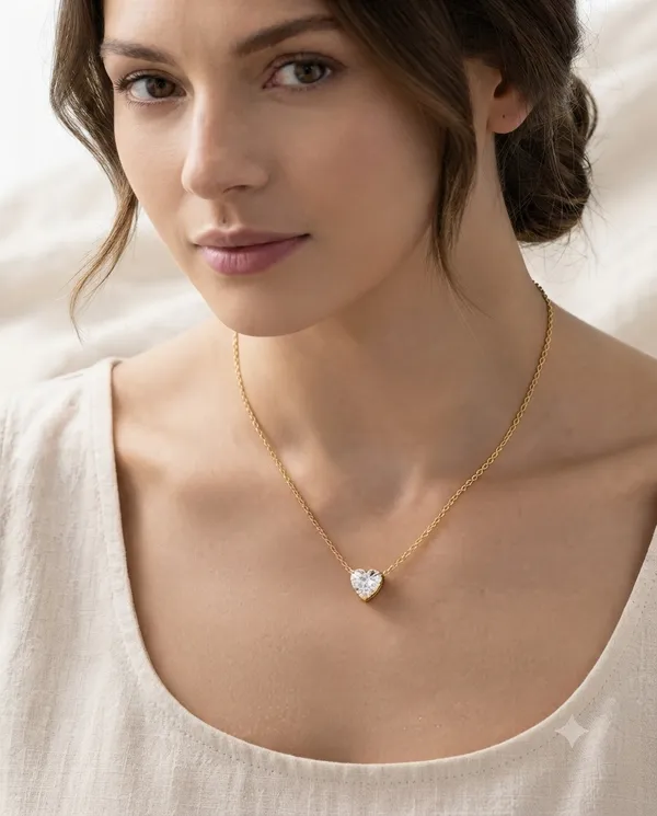 Gold_Finished_Heart_Solitaire_Crystal_Pendant_Necklace