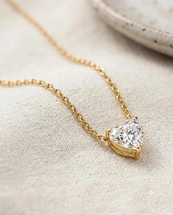 Gold_Finished_Heart_Solitaire_Crystal_Pendant_Necklace