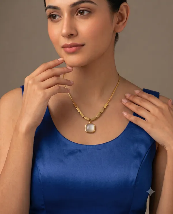 Gold_Finished_Geometric_Moonstone_Pendant_Necklace