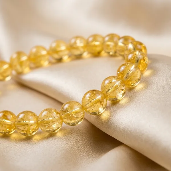 Natural_Citrine_Crystal_Bead_Bracelet_8Mm