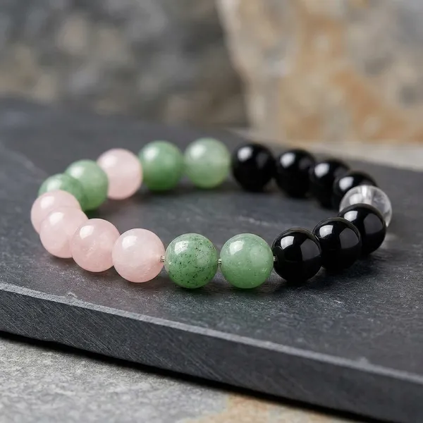 Anger_Control_Bracelet_With_Rose_Quartz_Green_Aventurine_Black_Onyx