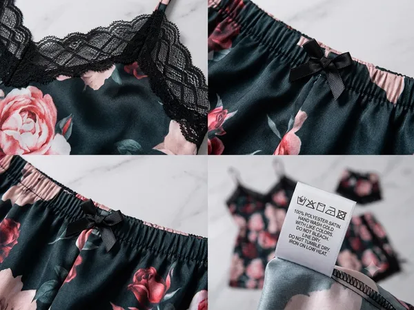 Flower_Print_Cami_Top_And_Shorts