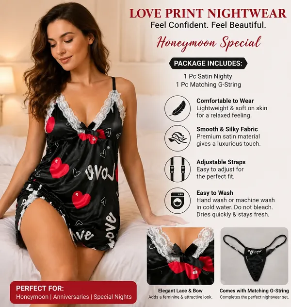Heart_Print_Nightwear_For_Special_Occasions