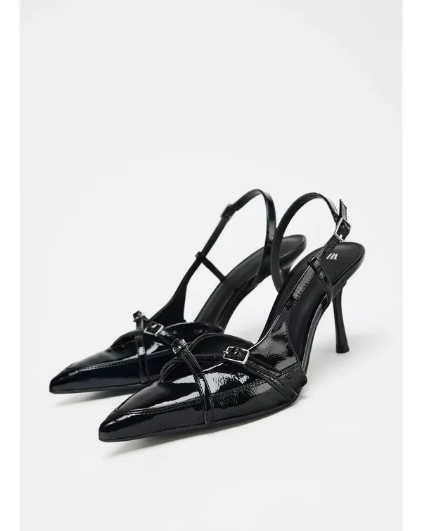 Burgundy_Patent_Leather_Slingback_Heels_For_Women