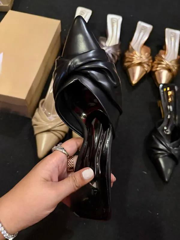 Black_Faux_Leather_Pointed_Toe_Stiletto_Heels_For_Women