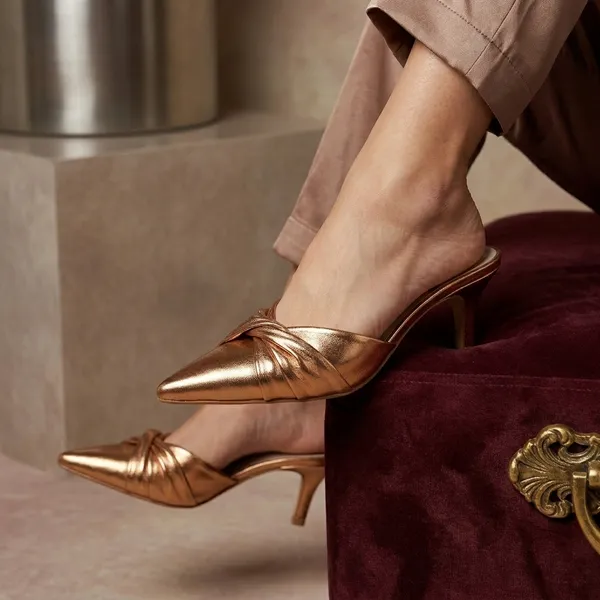 Rose_Gold_Metallic_Strappy_High_Heel_Sandals_For_Women