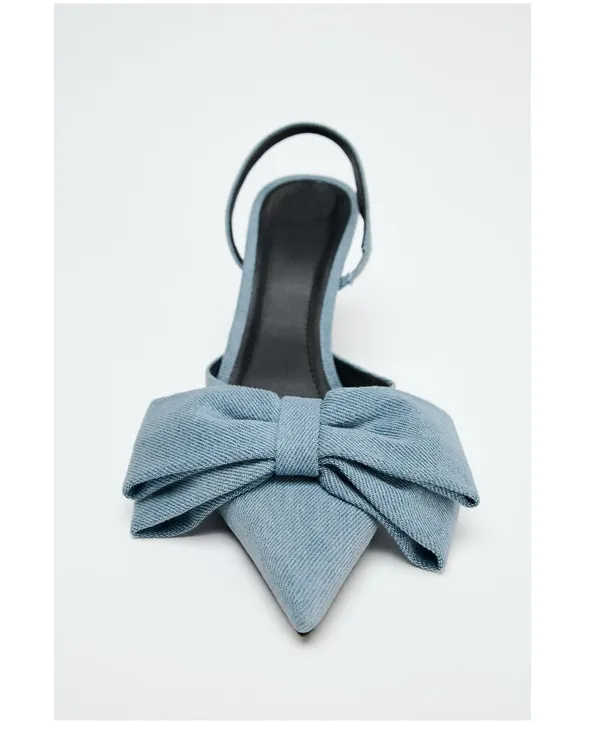 Light_Blue_Denim_Bow_Slingback_Pointed_Toe_heels_For_Women